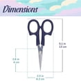 thumbnail image 3 of JubileeYarn Coated Embroidery Scissor - Navy - 1 Scissor, 3 of 6