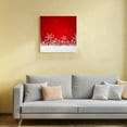 thumbnail image 4 of Canvas Print Wall Art Oil Paintings Winter Snowflake Merry Christmas Picture Prints Artwork for Living Room Kitchen Bathroom Bedroom, 4 of 9
