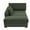 Green/R, variant on DREAMSIDEA Oversized Chaise Lounge for Living Room Modern Corduroy Sofa with Right Armrest Indoor Lounge Chair,Dark Grey