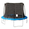 JumpKing 12 Foot Outdoor Trampoline and Safety Net Enclosure Combo, Blue JK12VC1