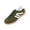 Dark Green, variant on Women’s Low Top Lace Up Retro Sneakers, Two White Stripe Suede Mesh Mix Gum Sole Round Toe Casual Dress Shoes for Daily Walking Street Fashion Trainers Gray 9