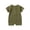 Army Green, variant on QNANSPI Baby Boys and Girls Romper, Toddler One Piece Jumpsuit, Baby Unisex Solid Color Short Sleeve Romper Round Neck Lightweight Jumpsuit for 3-24 Months Newborns