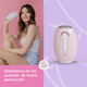 thumbnail image 2 of Happy Skin Depiladora de luz pulsada - 500,000 flashes - Nueva generación – Color rosa - Depilación IPL fácil sin salir de casa Happy Skin Nueva Generación, 2 of 7