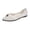 shoes 226#White, variant on oqasdz Women's Casual Shoes Fashion Slip On Flat Dress Shoes Pointed Toe Soft Sole Comfortable Driving Loafers for Work Business Summer Outdoor