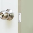 thumbnail image 1 of Luxshiny 1 Set Of Large Hole Strike Plate Latch Strike Plate For Home Renovation, 1 of 8