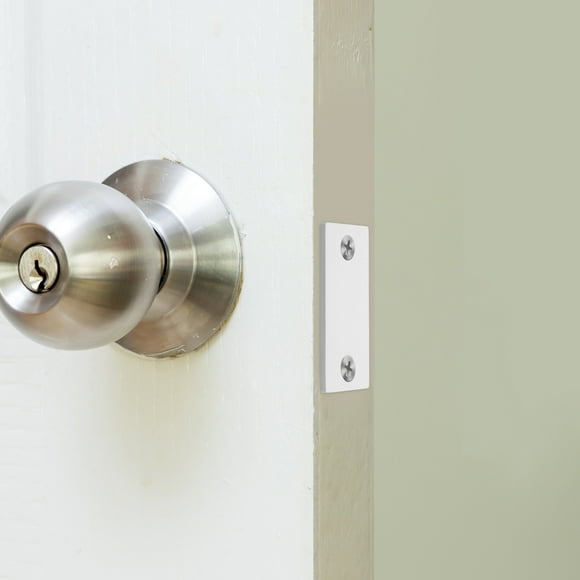 Luxshiny 1 Set Of Large Hole Strike Plate Latch Strike Plate For Home Renovation