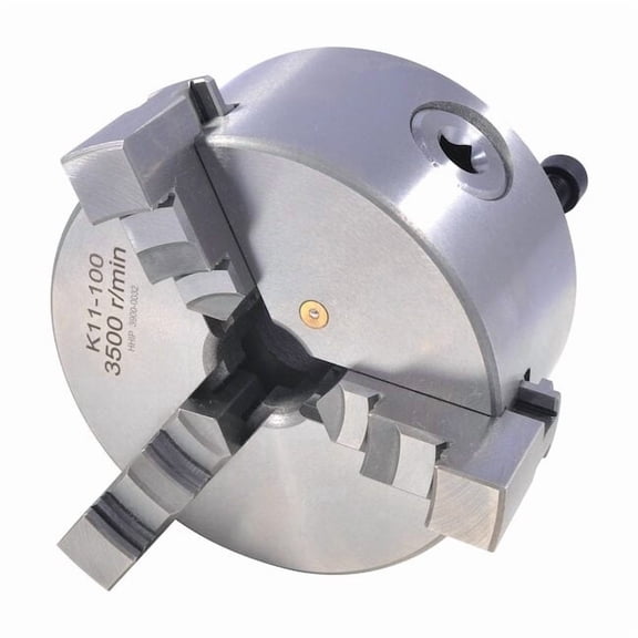 Hhip 4" 3-Jaw Plain Back Lathe Chuck 3900-0032