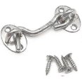 thumbnail image 1 of 3in Gate Hook, Stainless Steel Cabin Hook And Eye Latch Lock For Shed Door Window, 1 of 5