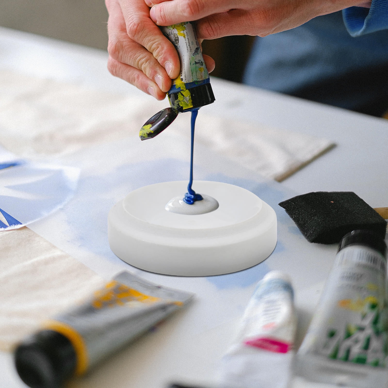 FRCOLOR  Painting Gouache Color Palette Pigment Mixing Plate