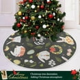thumbnail image 6 of GZHJMY Easter Bunny Christmas Tree Skirt 36", Easter Tree Skirt Double Layers Polyester Easter Tree Skirt for Easter Holiday Party Decoration, 6 of 6