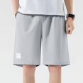 thumbnail image 2 of Ymyiu Men Workout Shorts Men's Classic Fit Golf Shorts Basic Lightweight Stretch Hiking Casual Short with 2 Pockets Size L(Light Gray, L), 2 of 9