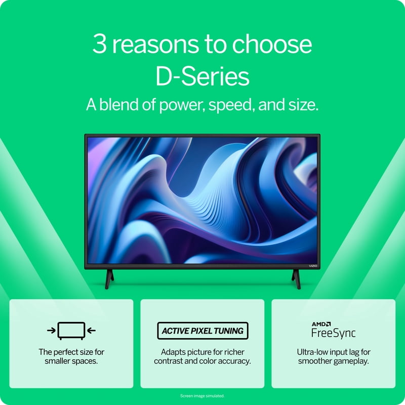 VIZIO 40" Class D-Series FHD LED Smart TV D40f-J09 feature detail