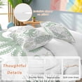 thumbnail image 2 of 3 Piece Sage Green Octopus Coastal Duvet Cover Set California King,Microfiber Comforter/Quilt Cover with Corner Ties and 2 Pillowcases,Nautical Coral Starfish All Season Bedding with Zipper Closure, 2 of 8