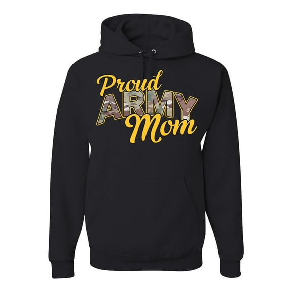 Wild Bobby U.S. Army Proud Mom Unisex Hoodie Sweatshirt