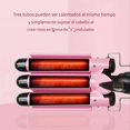 thumbnail image 4 of Portable Curling Iron with Three Buckets, Perfect for Hair Styling on the Go, Perfect for Home and Travel, Pink, 1 Count, 4 of 5