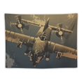 thumbnail image 5 of Sheronv Dieselpunk Airplane Tapestry Wall Hanging - Graphic Tapestries for Home Wall Decor in Living Room Bedroom Dorm - Multiple Sizes Available 40x30inch, 5 of 6