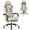 Beige, variant on CONCETTA gaming chair, office chair with high backrest and computer chair, is an ergonomic adjustable rotating office chair. Available in black, white, khaki, pink and blue.
