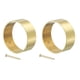 thumbnail image 1 of Uxcell 2 Pcs Cubierta de Pata de Mueble de Latón, 1.85 x 1.97 x 0.79 Pulgadas, Cubiertas Redondas para Patas de Muebles, Protector de Suelo para Silla, Mesa, Sofá, Cama, 1 of 6