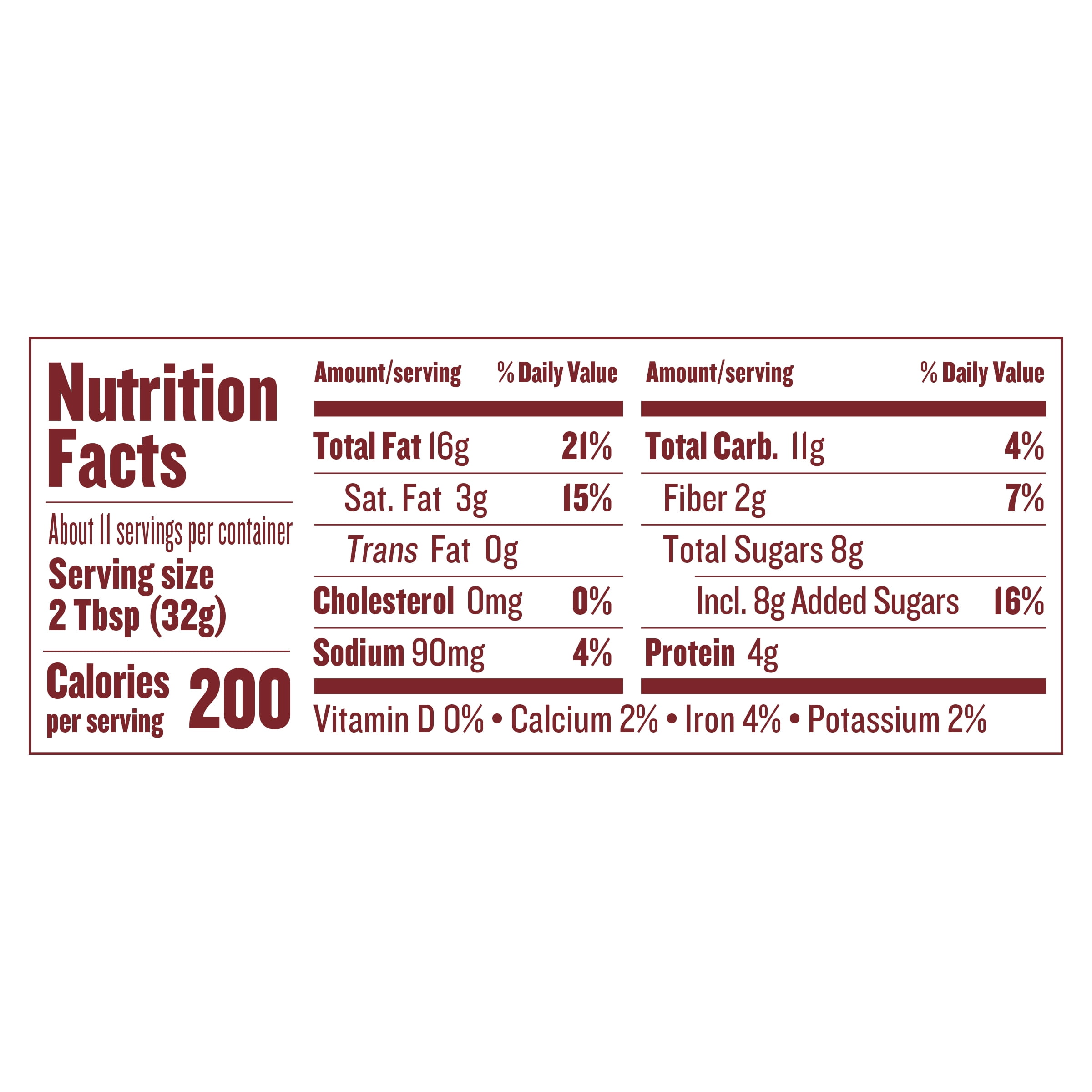 (2 pack) JUSTIN'S No Stir, Gluten-Free Chocolate Hazelnut Almond Butter, 12 oz Plastic Jar