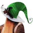 thumbnail image 3 of Christmas Prom Party Performance Fashion Casual Long Tail Christmas Hat, 3 of 3