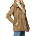 thumbnail image 5 of MixMatchy Women's Lightweight Military Safari Anorak Utility Hoodie Jacket, 5 of 7