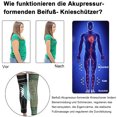 thumbnail image 4 of Tourmaline acupressure self-heating shaping knee sleeve, wormwood self-heating knee pads, mugwort acupressure detoxifying shaping knee pads (black)-XL, 4 of 4