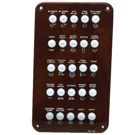 Bayliner Boat Breaker Panel | Maxum 2900 SE Faux Woodgrain