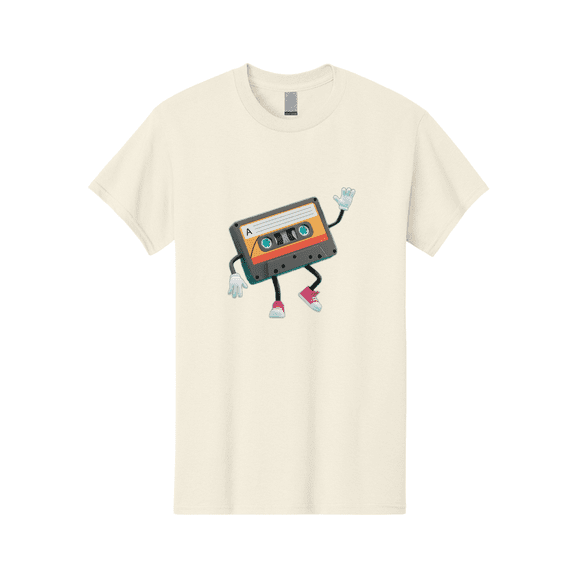 Cassette-Tape-A Mens Graphic Tee, 100% Cotton, Casual Summer Wear BAA271