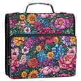 thumbnail image 5 of FORMRS Zipper Binder with Shoulder Strap 2-inch Ring 500 Sheet Capacity File Bag, Charming Floral Pattern, 5 of 5