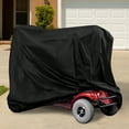 thumbnail image 5 of EUWBSSR Waterproof Mobility Scooter Cover Wheelchair Storage Cover Heavy Duty 190D Oxford Fabric Rain Protector from Dust Dirt Snow Sun Rays,Black, 5 of 11