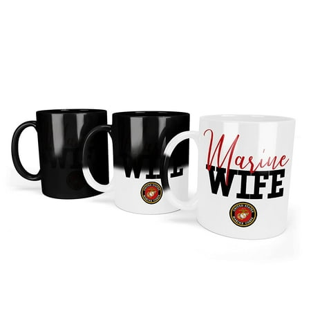 

Marine Wife Color Changing Coffee Mug