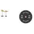 thumbnail image 1 of Estatuas de pájaros,Estatuas de pájaros de madera,decoración del hogar,decoraciones de pájaros,Reloj de gimnasio,Reloj de pared con barra para gimnasio en casa Reloj de culturismo,Sala de, 1 of 8