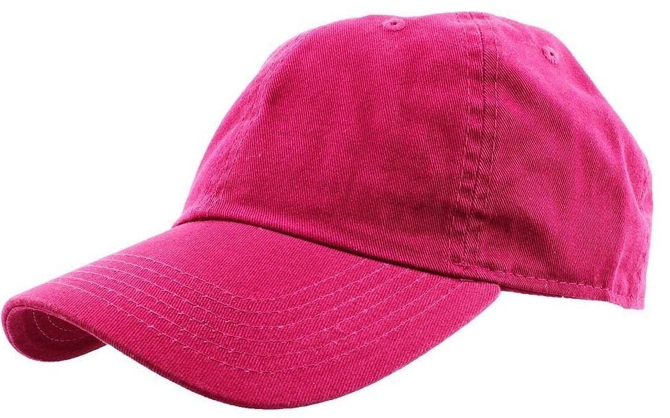 100% COTTON LIGHT PINK Headwear Plain Baseball Cap Blank Visor Hat Adjustable 