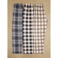 thumbnail image 2 of 3pcs Plaid Patterned Pants Pajama Set, 2 of 5