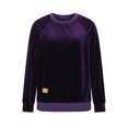 thumbnail image 4 of Karight Vintage Corduroy Shirts for Women Spring Fall Long Sleeve Crew Neck Top Casual Classic Fit Comfy Trendy Basic Pullovers, 4 of 5