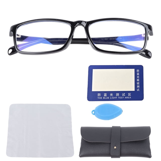 YSTINNG Blue Light Blocking Glasses TR90 Frame Computer Glasses with Test Paper and Lamp for Gaming Reading 5pcs Set C311-4993