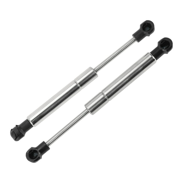 Unique Bargains 2pcs 40lb/180N 7.5inch/190mm Plastic End Fitting Lift Support Struts Silver Tone