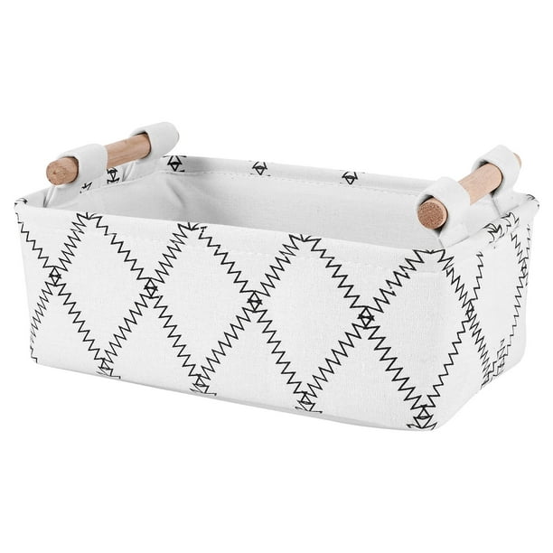 Decorative Storage Basket Bins Foldable Fabric Gift Baskets Empty