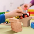 thumbnail image 2 of Dosaele 6pcs Toy Train Bridge Risers Wooden Level Bridge Support Wood Train Track Accessories, 2 of 6