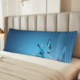 thumbnail image 5 of Naloa Butterflies Super Soft 20x60 Body Pillow Case,Long Side Hidden Zipper（PILLOWS ARE NOT INCLUDED）, 5 of 6