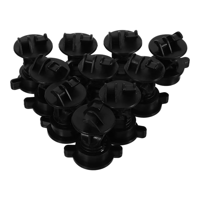 SEWCHICS 10Pcs Long Arm Post Insulator Black ABS Mechanical Strength Fence Post Accessories