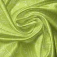 thumbnail image 5 of Ambesonne Green Leaf Window Valance, Doodle Curly Flora, 54" X 12", Yellow Green White, 5 of 5
