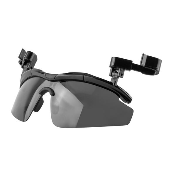 Hyasfey Clip-on Polarized Sunglasses Adjustable Flip Cover UV Protection Sunglasses Men Women Outdoor Hiking Golf Fishing Cycling Driving Traveling Hat Clip Glasses