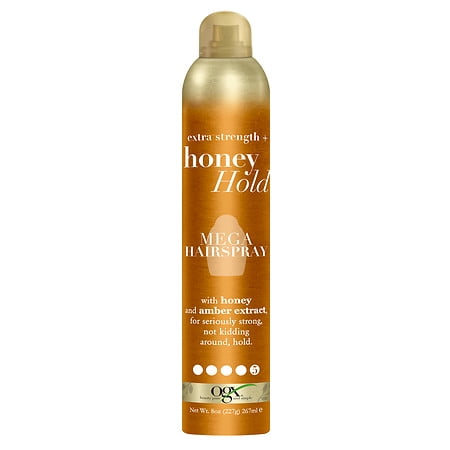 Ogx Extra Strength Honey Hold Mega Hairspray Walmart Com