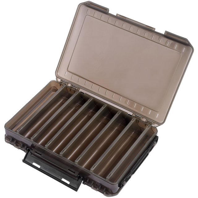 Almacenamiento De Señuelos De Pesca Diseño De Rejilla Contenedor De Almacenamiento De Cebo De Pesca De Plástico Con Hebilla De Fijación Soporte De Almacenamiento De Cebo De Pesca Yuarrent OD006031-00