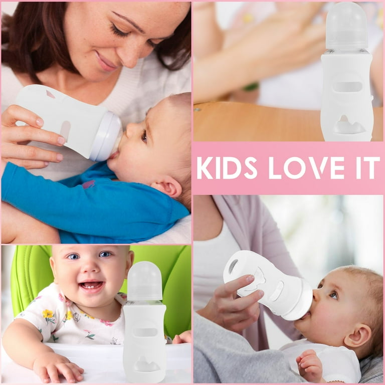 FUYGRCJ Silicone Sleeves Silicone Baby Bottle Cover Insulated