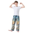 thumbnail image 3 of Boy's Pajama Pants Boys' Long Sleep Pants Children's Pajama Pants Loose Fitting Pajama Pants are Convenient to Put on and Take off M Super Beautiful Universe, 3 of 9