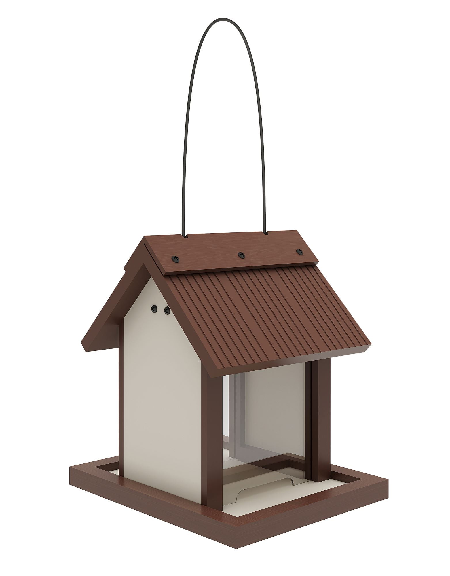 New Age Pet® ECOFLEX® Beak Bistro Bird Feeder, 40 oz Weather Resistant Feeder