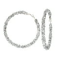 thumbnail image 4 of Fiudx Joyería Moda Personalidad de La Moda Aleación Diamante Pendientes Simples Pendientes de Moda, 4 of 6