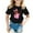Black, variant on Tiijoy Toddler Girls Short Sleeve Graphic Tee Cute Cartoon Short Sleeve T Shirt, Sizes 3-4T